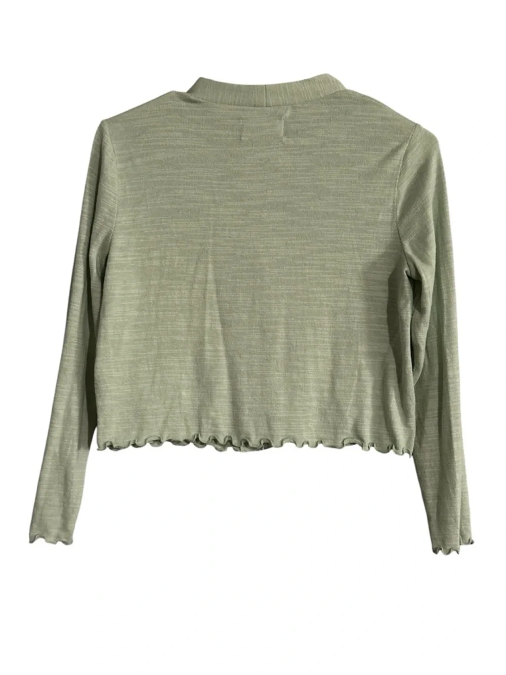 Old Navy Sage Green Lightweight Cropped Cardigan